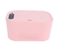 ACOGEDO Calentador de Toallitas para Bebés, Dispensador Portátil de Calentador Superior con Mecanismo de Retorno Automático para Toallitas para Bebés Estándar (PINK)