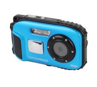 ACOGEDO Cámara Digital Sumergible 1080P, Cámara de Video HD de 48MP con Pantalla IPS de 2.4 Pulgadas, Enfoque Automático, Zoom Digital 16X, Flash Incorporado, para Niños, Adolescentes y (Blue)