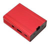 ACOGEDO Carcasa de Aleación de Aluminio Premium con Excelente Disipación de Calor para los Modelos 3, 3B+, 2B y B+ (Rojo)