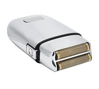 ACOGEDO Carga USB Menigratamiento Multifuncional Shaver con Cuchilla de Acero Inoxidable para Recorte de Barba y Uso del Hogar - Diseño de Plata Portátil