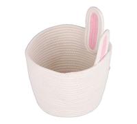 ACOGEDO Cesta de Almacenamiento Robusta, Encantadora, Conejito Pequeño, Atractiva Decoración Decorativa para Muebles del Hogar, lo que Es Difícil en Cualquier Lugar [resistente] Es Guardar en una