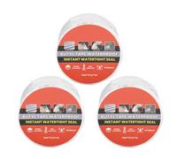ACOGEDO Cinta de Aluminio Impermeable para la Reparación de Fugas y parches: Cinta de Sellado Auto Adhesivo para Fugas de Techo, Tubería y Ventana - 3pcs 1 Mm X 5cm X 1m