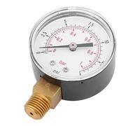 ACOGEDO Compact Pressure Gauge 0-15psi and 0-1bar for Various Fluids,