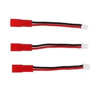 ACOGEDO Conector Adaptador de Enchufe PH2 0 a JST, 3 uds., para AXIAL SCX24 /24, Pieza de Actualización de Vehículo con Orugas para Adaptador de Enchufe AXIAL Tracked Mo PH2 0 a JST, Convertidor de