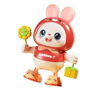 ACOGEDO Conejito de Baile Musical Toy Up Training Juguete de Conejito de Baile Electrónico para Recién Nacidos en Casa Al Aire Libre Azul de Mejora del Tacto L Juguete de de BaileJuguete de de (Pink)