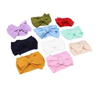 ACOGEDO Conjunto de Ban de Cabello bebé Nylon suave: Ban para la Cabeza Elástica 10 Pc para Bebés y Niños en Colores variados: Accesorios el Cabello Cómodos y sin Deslizamiento