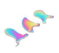 ACOGEDO Conjunto de Herramientas de Pincel de Elevación de Pestañas de 3pcs con Coloridas Formas Y, V, T - Permado de Pestañas de Acero Inoxidable para Levantamiento Y Separación de sin Esfuerzo