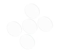 ACOGEDO Conjunto de Lentes de Cristal de Reloj Plano Resistente a los Rasguños 5 Piezas con Bordes Biselados y Múltiples Tamaños para una Mayor Durabilidad y Claridad de 37 Mm de 38 Mm 39 de (39MM)