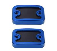 ACOGEDO Cubierta del Depósito de Líquido de Frenos Delanteros de 2 Piezas - Reemplazo Izquierdo y Derecho de Aluminio CNC Billet para NMAX155/NMAX125 (BLUE)