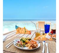 ACOGEDO Decoración de Jardín Estatua de Duende Estatua de Elfo Divertida Decoración de Arte de Duende de Jardín Divertida, de Elfo Travieso, para el Hogar y la Oficina para la del del Hogar