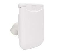 ACOGEDO Entrada de Llenado para Vehículos Recreativos con Llaves, Color Blanco, para Autocaravanas, Remolques, Caravanas, Yates, el Plástico de Grado Es Amarillo. Entrada Escotilla de Llenado de