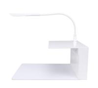 ACOGEDO Estante de Almohada de Extensión de Pestañas con Luz LED y Brillo Ajustable para el Trabajo de Pestañas de Precisión, Organizador de Estantería de Almohada de Acrílicas para Salones de Belleza