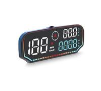 ACOGEDO Head Up Display, Velocímetro HUD Universal LED de 5 Pulgadas con Chip GPS Beidou Modo Dual, Alarma Exceso Velocidad, Conducción por Fatiga para Todos los Vehículos