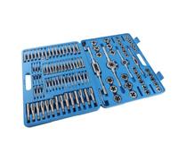 ACOGEDO Heavy Duty 110pcs Screw Tap and Die Kit for Hand Tapping and