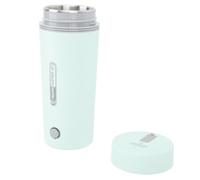 ACOGEDO Hervidor Eléctrico Calentamiento Rápido Control Inteligente Protección contra Quemaduras Secas 350 Ml Taza Calefactora de Aislamiento Portátil para Viajes en Automóvil Negro 24 V 140 W Es un