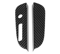 ACOGEDO Juego de 2 Piezas de Embellecedor de Panel de Perilla de Fibra de Carbono para Conducción a la Izquierda, Apto para el Modelo 14-18, No Es fácil. Características St Perilla Panel TrimShift
