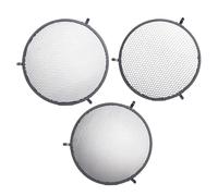 ACOGEDO Juego de Rejillas de Nido de Abeja (20°, 40° y 60°) - Herramientas de Control de Luz de Aleación de Aluminio para Fotografía de Estudio, Incluye 3 Rejillas y Bolsa de