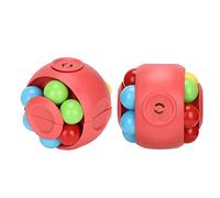 ACOGEDO Juguetes de Bola de Alivio de Estrés por Frijol Giratorio - Bola de Rompecabezas Educativo para Adultos y niños: Material ABS, Azul, Mejora Las Habilidades y Alivia la Ansiedad (Rosado)