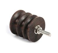 ACOGEDO Kit de Artesanía en Cuero, Bruñidor de Cuero de Madera, Juego de Pulidor Pulido, Punta de Molienda, útil 10 Uds., Bruñidor de para la Mayoría de los, de de Madera, de (metal, madera)