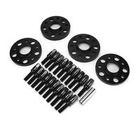 ACOGEDO Kit de Espaciadores de Rueda Centrados en el Cubo de 0,6 Pulgadas y 0,8 Pulgadas Mecanizado CNC 6061 de Aluminio con Pernos para 2 3 Series X1 X2 X3 () (Black)