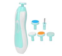 ACOGEDO Kit de Manicura Portátil de bajo Ruido de Uñas Eléctricas para Bebés con 6 Cabezas de Molienda para Recién Nacidos, Bebés, Niños Pequeños y Adultos - Azul Cielo (cielo azul)