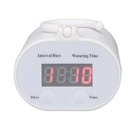 ACOGEDO Kit de Riego por Goteo Automático para Plantas de Interior, de Riego Automático con Temporizador para Plantas en Macetas, Color Blanco, Compatible con 2 Aspersores (Soporte Aspersor 2 Macetas)