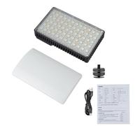ACOGEDO Luz de Relleno RGB de 25 W, 168 LED, Luz Vlog Recargable Regulable 1800K 9000K con Pantalla LCD y 20 Efectos de Escena, para Fotografías, Retratos, Cámaras Vlogs