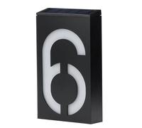 ACOGEDO Luz de Señal de Número LED de Energía Solar para Exteriores Casa Hotel Tienda Puerta Luces de Dirección Tarifa de Placa Buena Lata y una Luz de Señal de Número LED de de de Puerta de (numero