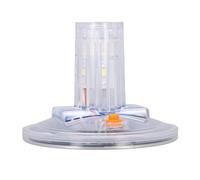 ACOGEDO Luz Estroboscópica LED Solar Multifuncional con Control Inteligente para Emergencia y Uso