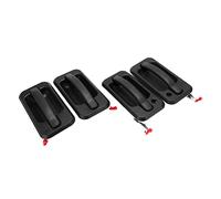 ACOGEDO Manija de Puerta Exterior de Automóvil de 4 Piezas 131609870457 Reemplazo de Piezas de Automóvil para H2 2003-2005 Su Reemplazo de de Repuesto OE Número OE 2003-2005 para un Buen Exterior