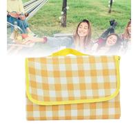 ACOGEDO Manta de Picnic, Estera de Cuadros Portátil Plegable No Tejida Gruesa para Playa y Camping (150 * 200cm)