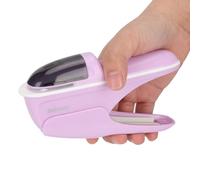 ACOGEDO Máquina Grapadora ABS sin Grapas, Herramienta Manual de Encuadernación con Grapadora sin Grapas para Libros (PURPLE)