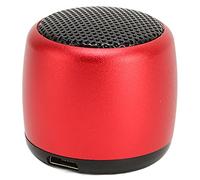 ACOGEDO Mini Altavoz, Subwoofer Pesado, Altavoz Inalámbrico Portátil de Metal Recargable por USB para Teléfono, Tableta, PC, Teléfono Inteligente Negro, Tableta hasta Pies 5 [Largo Desde hasta Esa