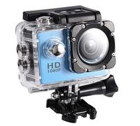 ACOGEDO Mini Cámara Deportiva DV, Cámara de Acción Subacuática de 7 Colores de 30M con Pantalla HD de 2,0 Pulgadas y Soporte para Ciclismo Al Aire Libre en Agua (Blue)
