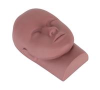 ACOGEDO Modelo de Cabeza de maniquí de Entrenamiento de Práctica para Maquillaje y Masaje - Reutilizable Versátil con Elasticidad Realista - Tamaño Portátil 235x145x100 Mm
