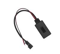 ACOGEDO Módulo Auxiliar para Automóvil 3 Pines ABS Negro Reemplazo Resistente Al Desgaste para E39 E46 E38 E53 Coupe Reemplazo para E39 Audio 320i Montaje para 525i 320cic E46 para Automóvil