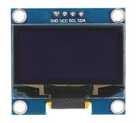 ACOGEDO Módulo de Pantalla OLED de Alto Contraste, Comunicación IIC I2C de 1,3 Pulgadas, Resolución de 128x64, Texto Azul para Proyectos Electrónicos