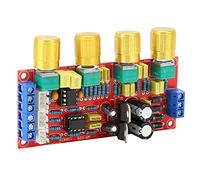 ACOGEDO Módulo Preamplificador Amplificador HiFi con Tablero de Control EQ de Volumen AC 12V NE5532 para Mejorar la Calidad del Sonido