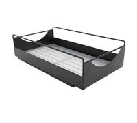 ACOGEDO Organizadores del Baño y Almacenamiento, Organizadores de Cocina y Almacenamiento con 1 X Rejilla de, 1 X Deflectación de Plástico 4 Accesorios para el Baño Silenciosos de Acero Al Carbono