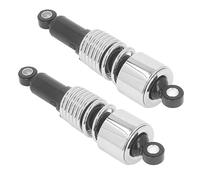 ACOGEDO Par de Amortiguadores Traseros de Motocicleta de 260 Mm para FLT FLHT CVO FLTRX SE FLTR - Suspensión de Amortiguación Progresiva Cargada con Gas de Aleación de Acero Precargada