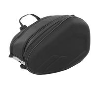 ACOGEDO Par de Bolsas para Sillín de Motocicleta, Bolsas Laterales Oxford 600D con Cubiertas para Lluvia, Capacidad Ampliable de 36L-58L, Ajuste Universal para (Black)