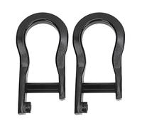 ACOGEDO Par de Ganchos de Remolque Delanteros con Grilletes de Proa - Ajuste Exacto OEM para Camiones - Incluye Pernos y Herrajes - Parte 84072463