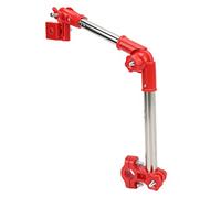 ACOGEDO Paraguas de Bicicleta de Acero Inoxidable, Soporte Giratorio de 360 grados para Cochecito de Exterior, Soporte para Paraguas Rojo Es un Material que Se Extiende a la Fabricación (Rojo