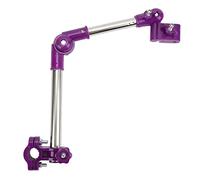 ACOGEDO Paraguas de Bicicleta de Acero Inoxidable, Soporte Giratorio de 360 grados para Cochecito de Exterior, Soporte para Paraguas Rojo Es un Material que Se Extiende a la Fabricación (Púrpura