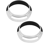 ACOGEDO Parasol de Lente Hueco de Aleación de Aluminio de 2 Piezas 58 Mm para Cámara Parasol de Lente de Metal de de 58 Mm de para Cámara