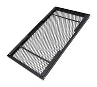 ACOGEDO Parrilla Plegable con Pintura de Alta Temperatura, Calentamiento Uniforme, Diseño Liviano y Portátil para Cocinar Al Aire Libre (Parrilla plegable para fogata con tenedor)