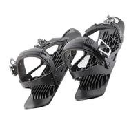 ACOGEDO Patines de esquí para Diversión Al Aire en Invierno, Zapatos de Nieve Cortos con Fijaciones para Esquiar en la Nieve