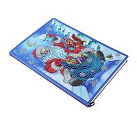 ACOGEDO Patrón de Papá Diamantes Pintura Cuaderno DIY Diamantes Imágenes Kit Decoración de Imitación con Brillo Brillante Regalos únicos Es Hacer Pintura Navideña