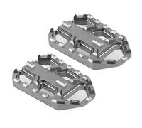 ACOGEDO Pedal de Motocicleta Reposapiés Ancho Reposapiés de Ciclismo Pedal para Moto Ancho de Motocicleta Pedales de Aleación de Aluminio CNC para DL650 DL1000 V- DL1000 VSTROM (Color Ti)