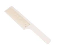 ACOGEDO Peine de Corte de Pelo Profesional, Peine para Peinar el Cabello, de Peluquero con Agarre Ergonómico, Dientes Redondeados para un Deslizamiento Suave, Todo Tipo de C (WHITE)